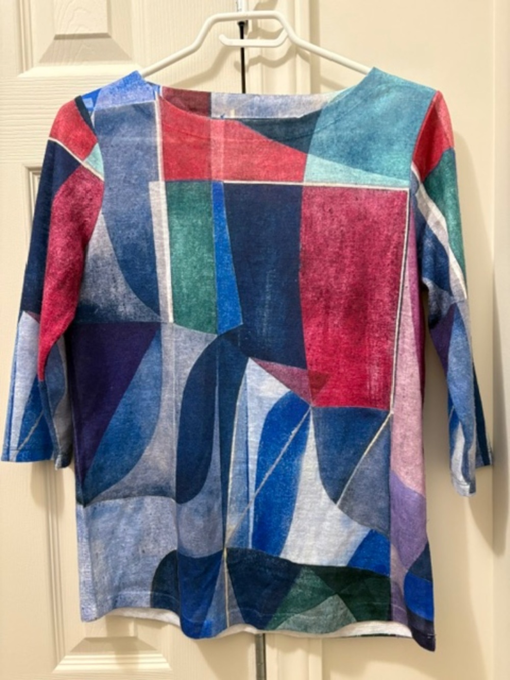 FDJ French Dressing Jeans Women's sz XS top shirt multicolour lightweight